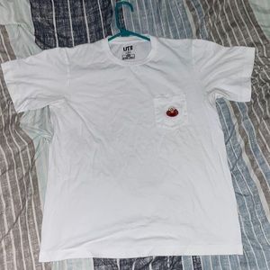 KAWS x Uniqlo x Sesame Street Elmo Pocket Tee Size Medium